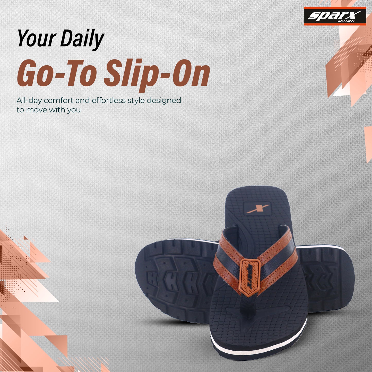 Sparx Flippers for Men SFG 9004