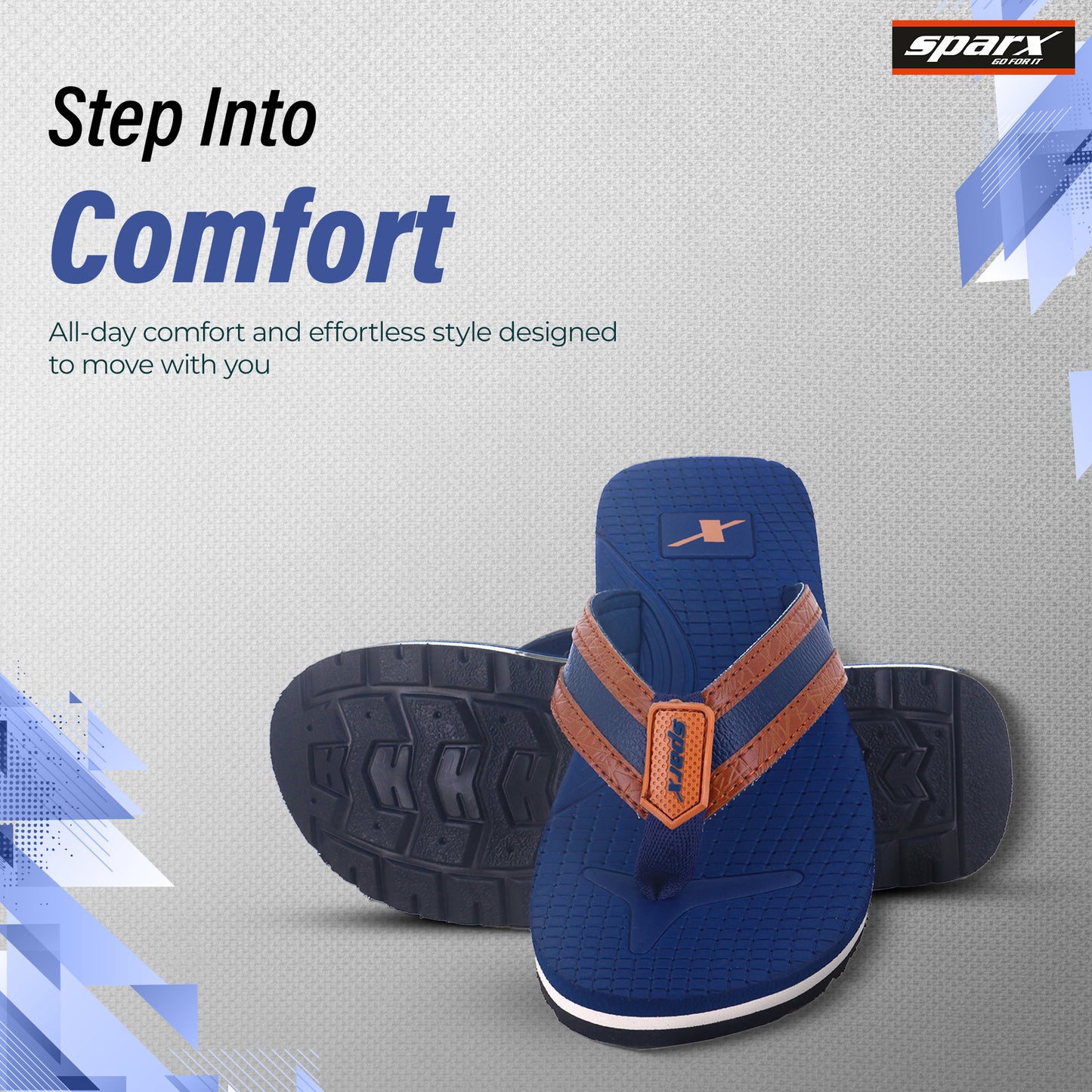 Sparx Flippers for Men SFG 9004