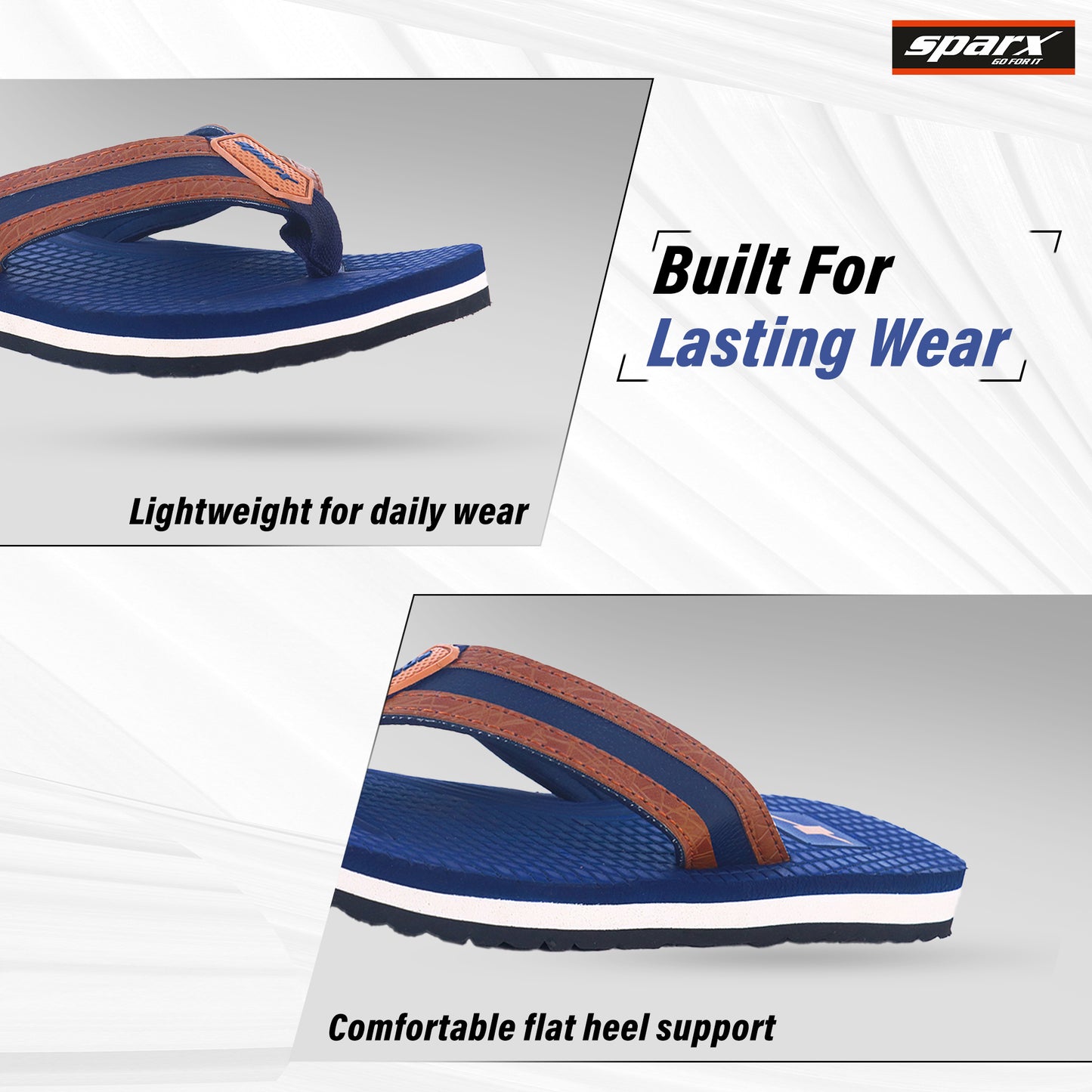 Sparx Flippers for Men SFG 9004