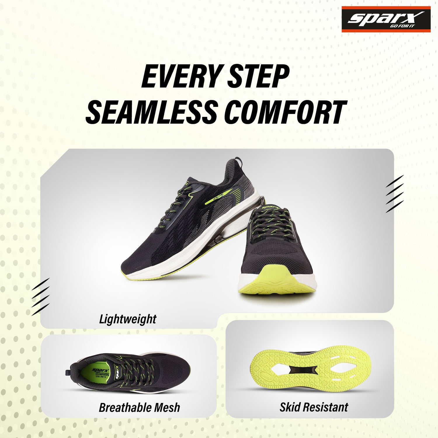 Sparx Shoes for Men SM 9074