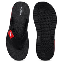 Flite slipper for men with red logo. 