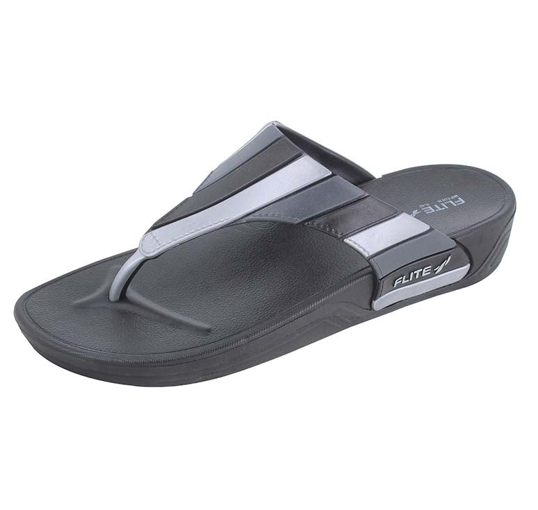 Shop Black Gun Metal Slippers for women FL 427 Online at Best Price