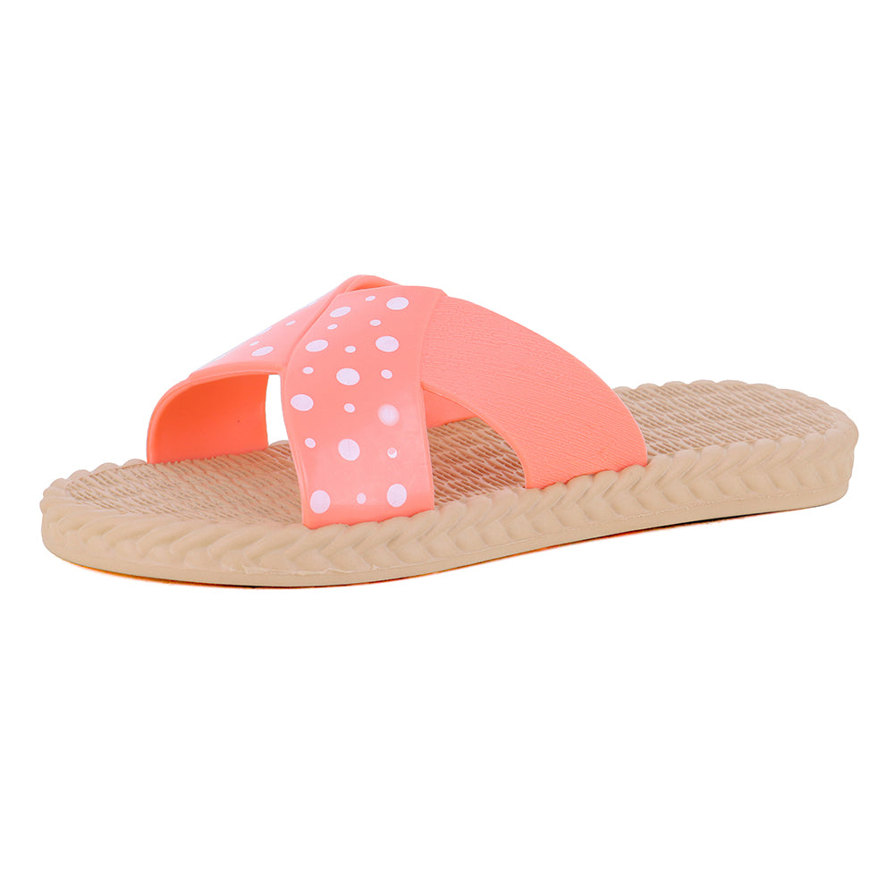 Sparx Beige Peach Slides for Women FL-466 – Relaxo Footwears Limited