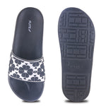 one by one image front and back  Black and White Slides For Ladies with white background.