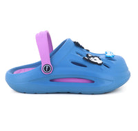 right side blue & pink combination Clogs For Kids side
