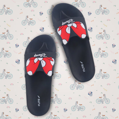 Relaxo FL3006B-BKBK black footwear product image