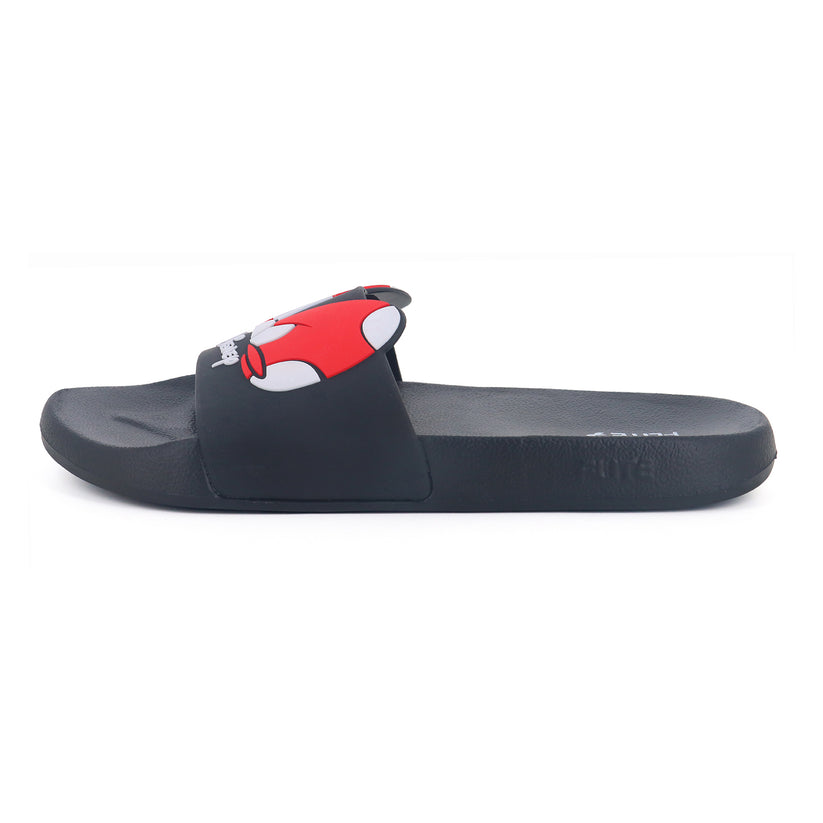 Relaxo FL3006B-BKBK black footwear product image
