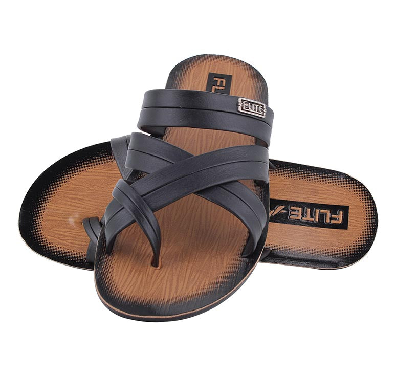 Relaxo PUG091G-BKBK black footwear product image