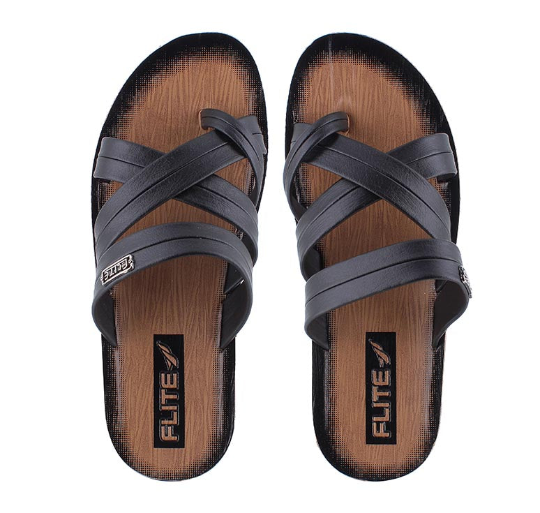 Relaxo PUG091G-BKBK black footwear product image