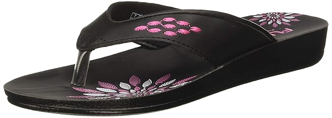 Relaxo PUL064L-BKPK black footwear product image