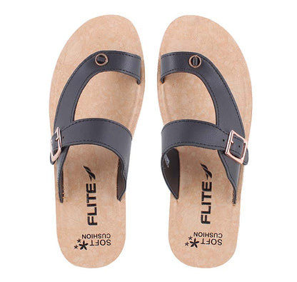 Relaxo PUL082L-BKBK black footwear product image