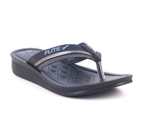 front right side view of Flip-flops For Women & slippers image with white background with bottom shadow on it. 