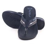 one on one view of Flip-flops For Women & slippers image with white background with bottom shadow on it. 
