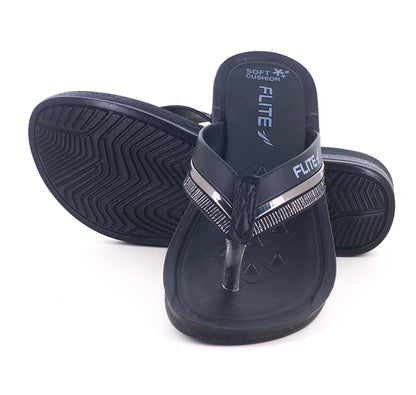 one on one view of Flip-flops For Women & slippers image with white background with bottom shadow on it. 