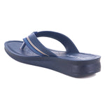left back side view image Flite Image Of Blue flip flops and Slippers For Women with white background and shadow