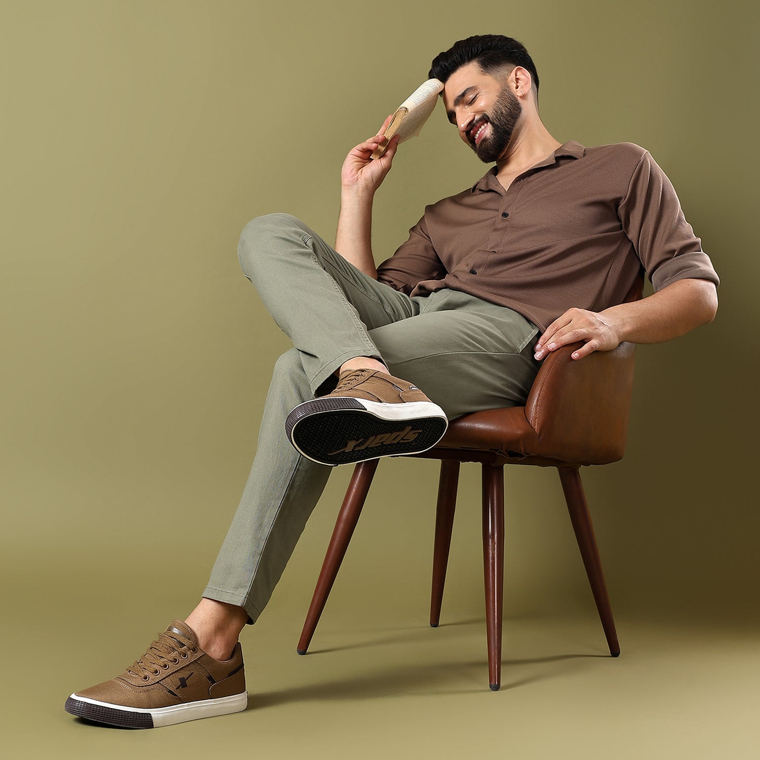 Sparx Camel Brown Casual Shoes for Men SM-903 | Casual Footwear