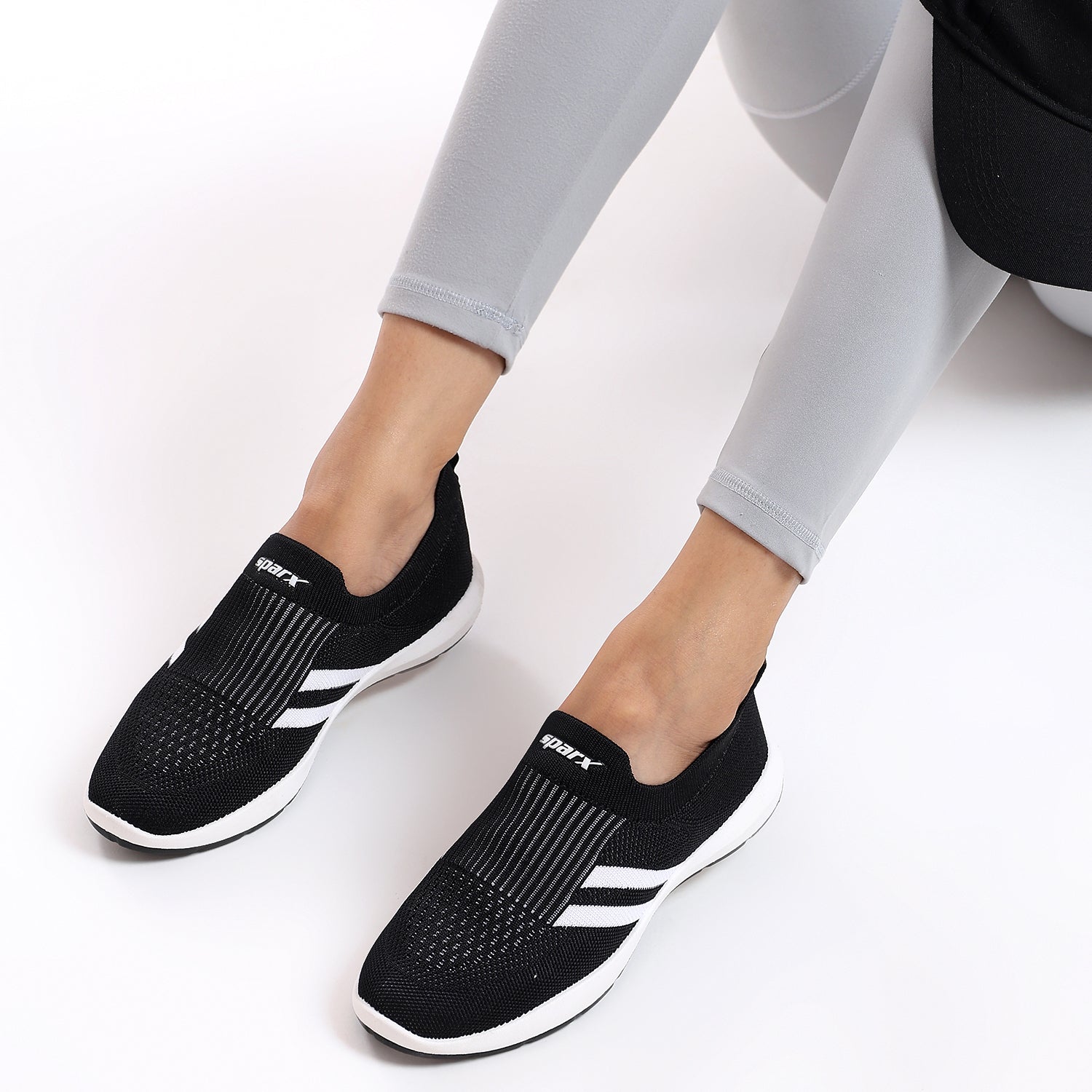 Sparx Black Peal/white Casual Shoes for Women SL-276 | Casual