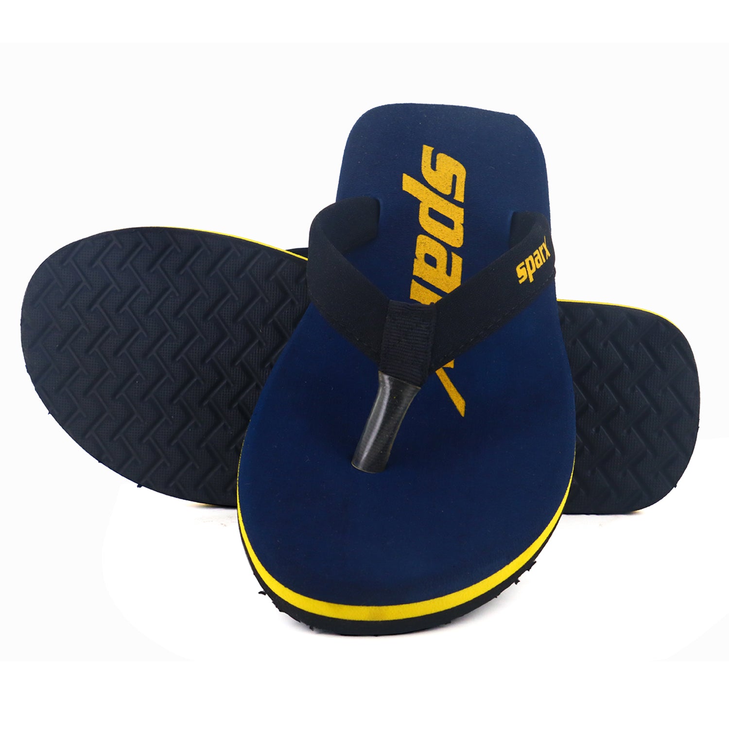 Shop Navy Yellow Flip Flops for Men SFG 23 Online at Best Price