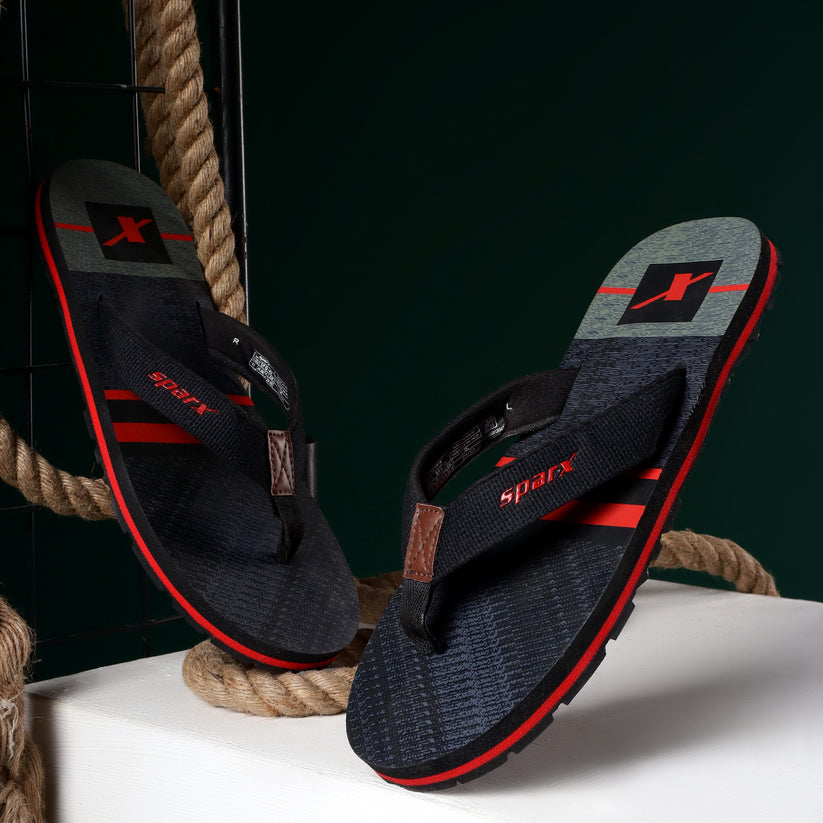 Relaxo SF0049G-BKRD black red footwear product image