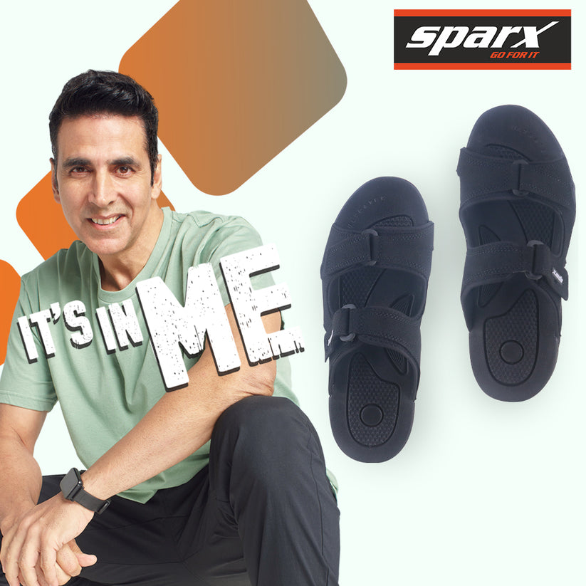 Relaxo SF0183G-BKGE black footwear product image