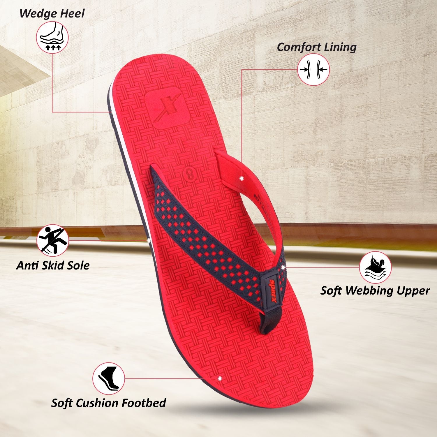 Flip Flops for Women SFL 631