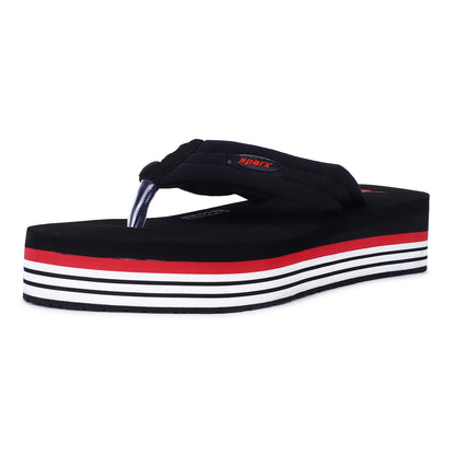 Relaxo SF1177L-BKRD black red footwear product image