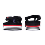Relaxo SF1177L-BKRD black red footwear product image