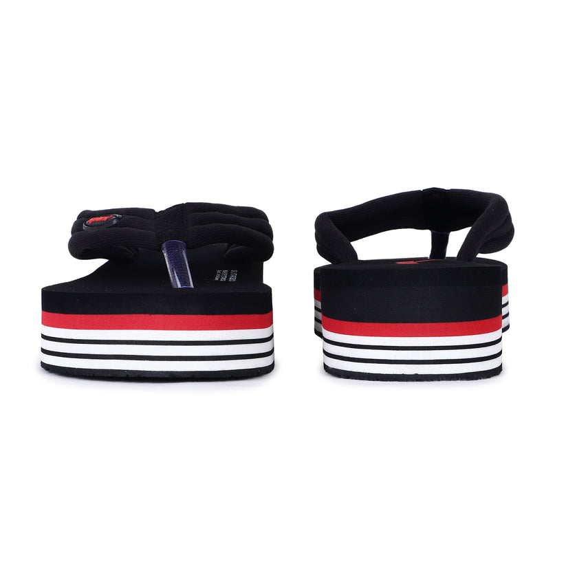 Relaxo SF1177L-BKRD black red footwear product image
