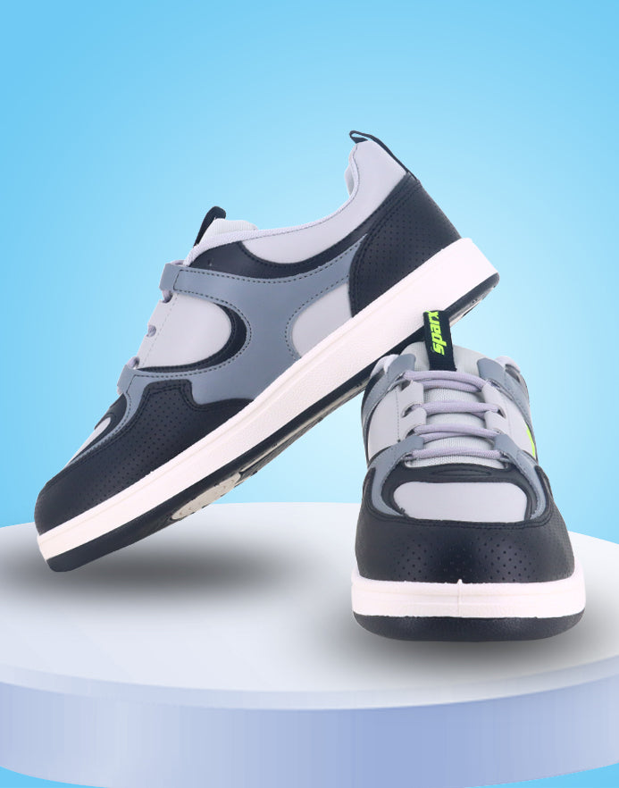 Shop Lt.Grey Black Casual Shoes for Men SM 897 Online at Best Price