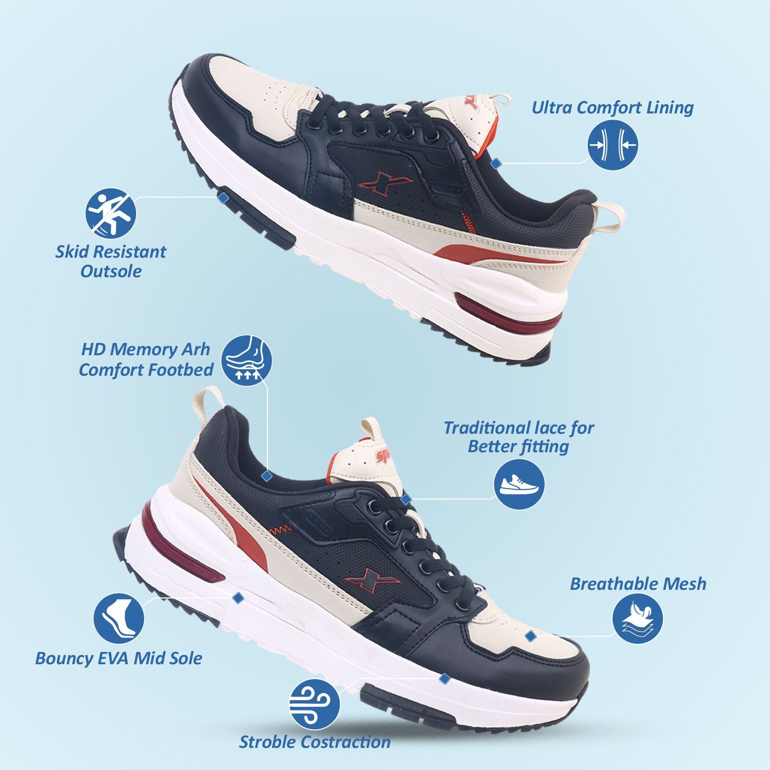 Sparx Sneakers for Men SM-1077