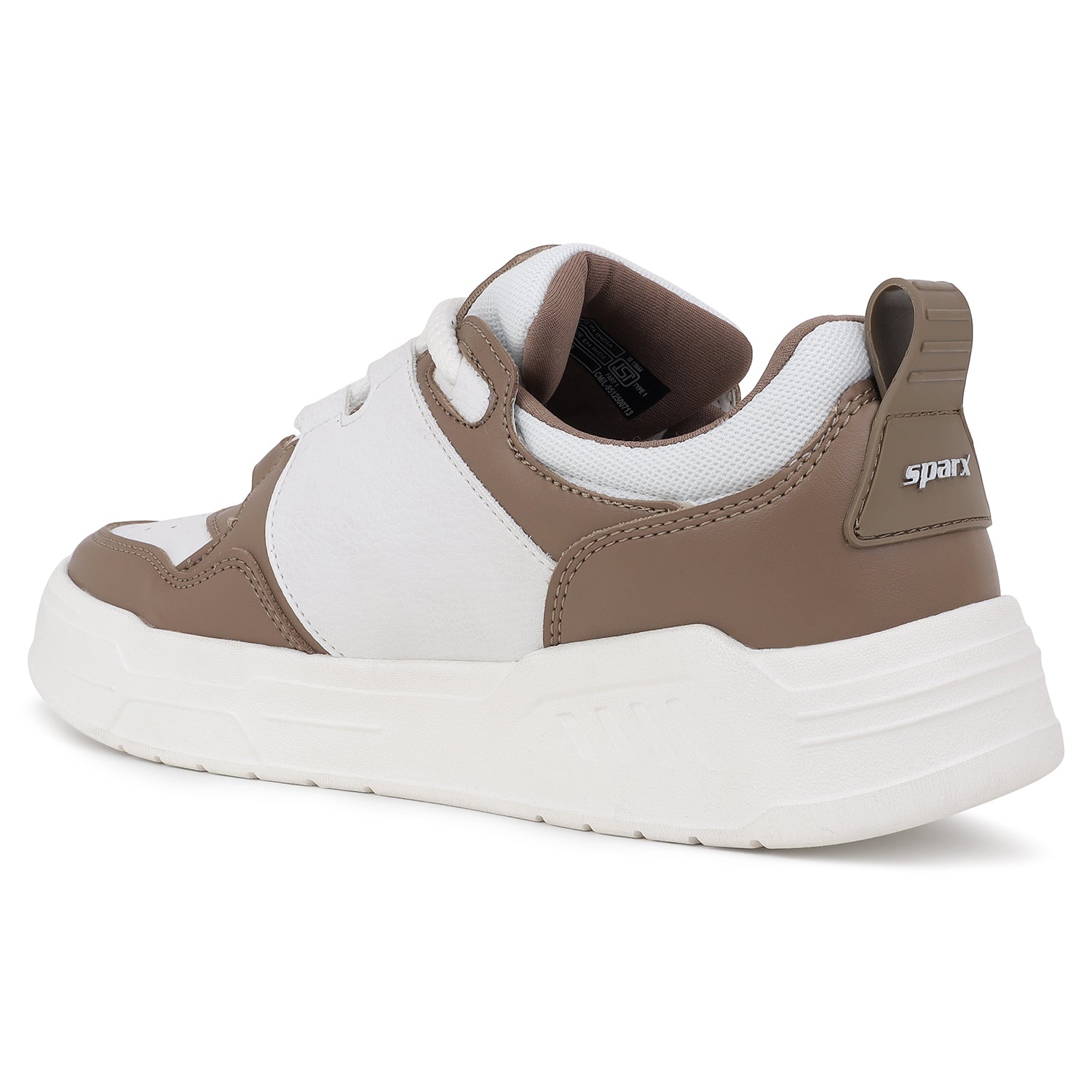 Shop Pearl White/Camel Sneakers for Men SM 9066 Online at Best Price