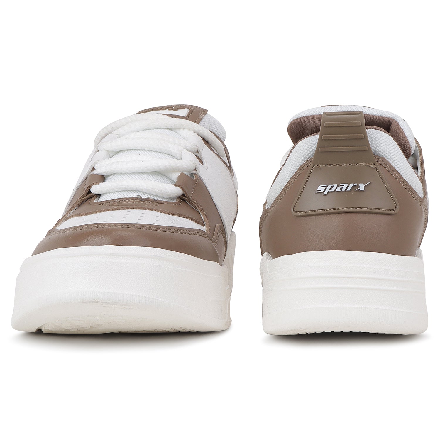 Shop Pearl White/Camel Sneakers for Men SM 9066 Online at Best Price