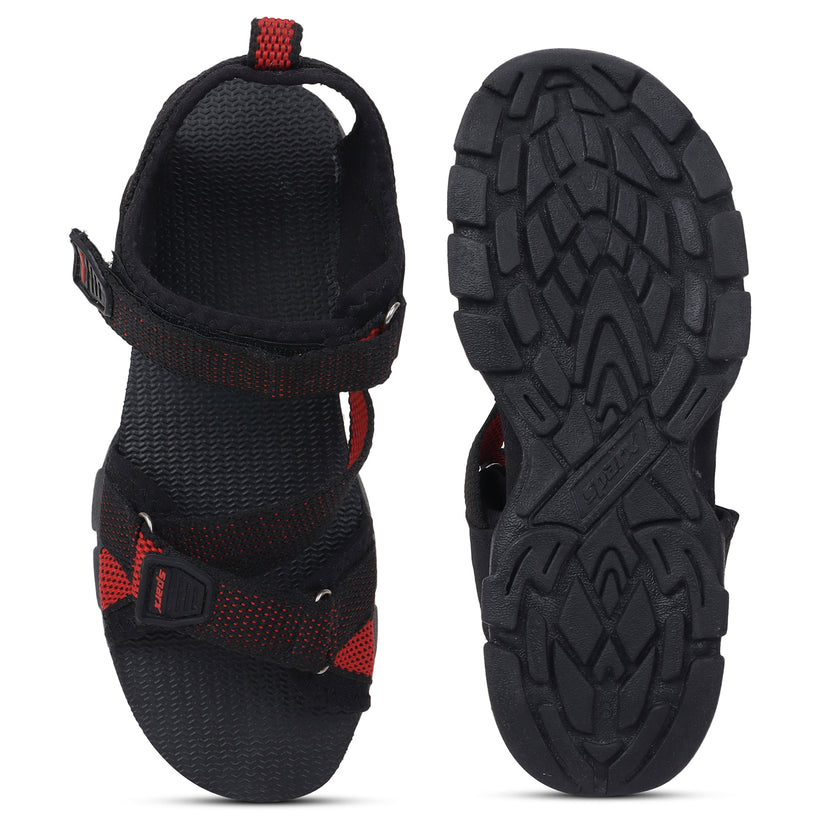 Relaxo SS0105G-BKRD black red footwear product image