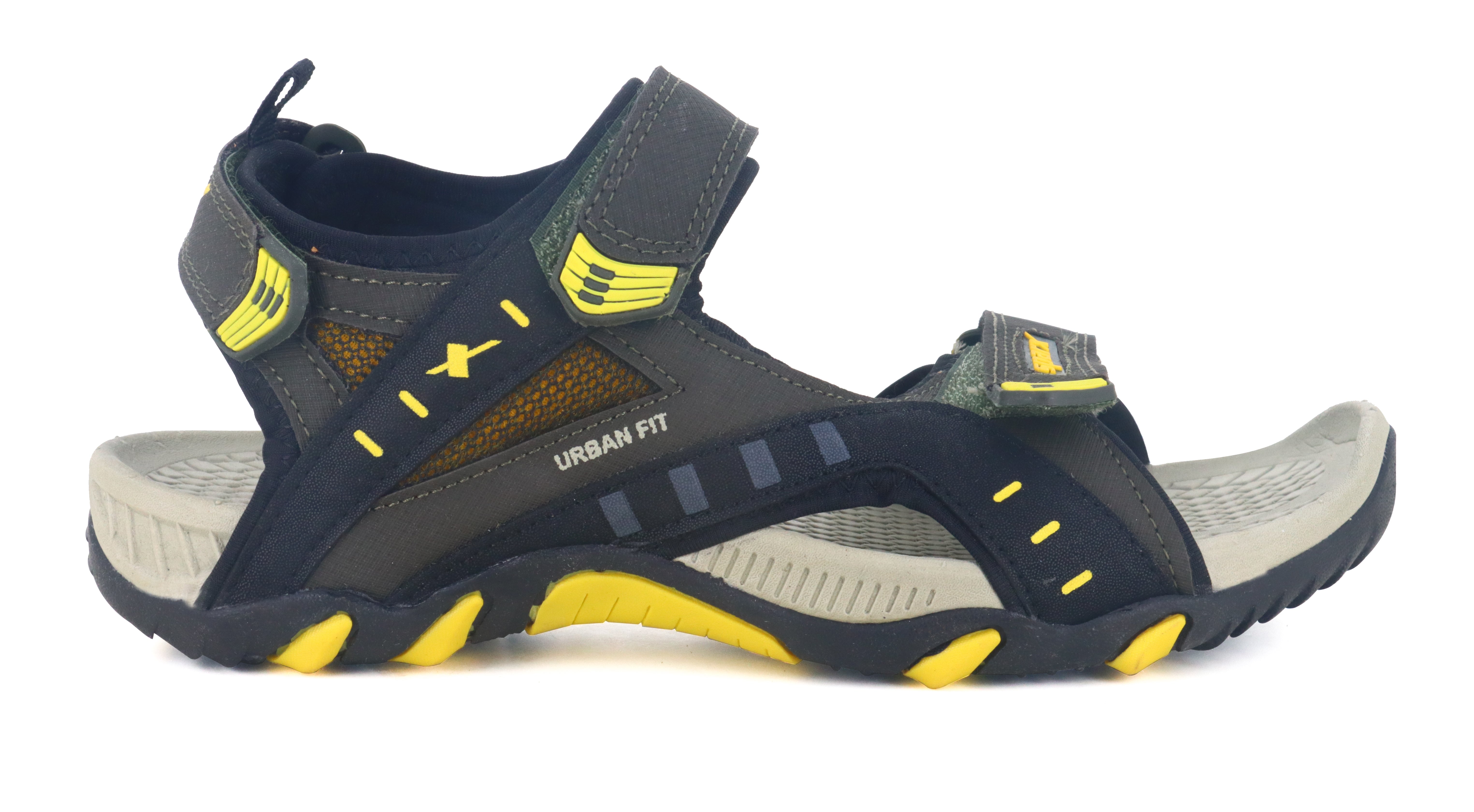 Sparx Olive Yellow Sandals for Men SS-485 | Sandals & Slippers Online