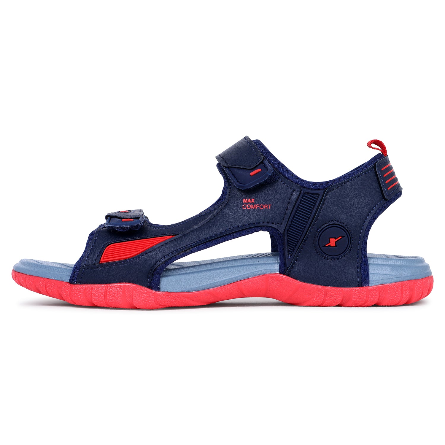 Sparx Navyblue Red Sandals for Men SS-648 | Sandals & Slippers