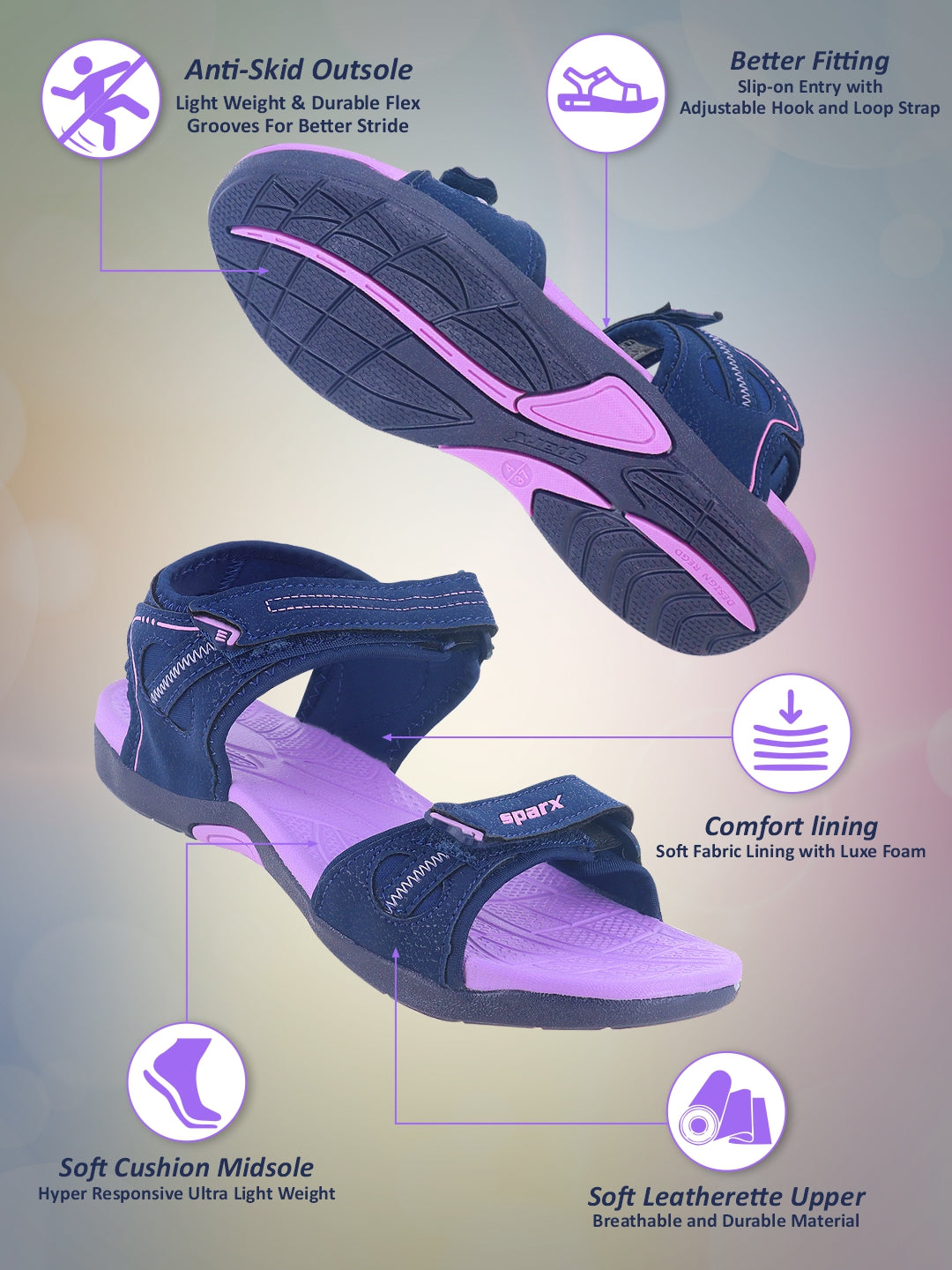 SPARX Sandals for women SS 650