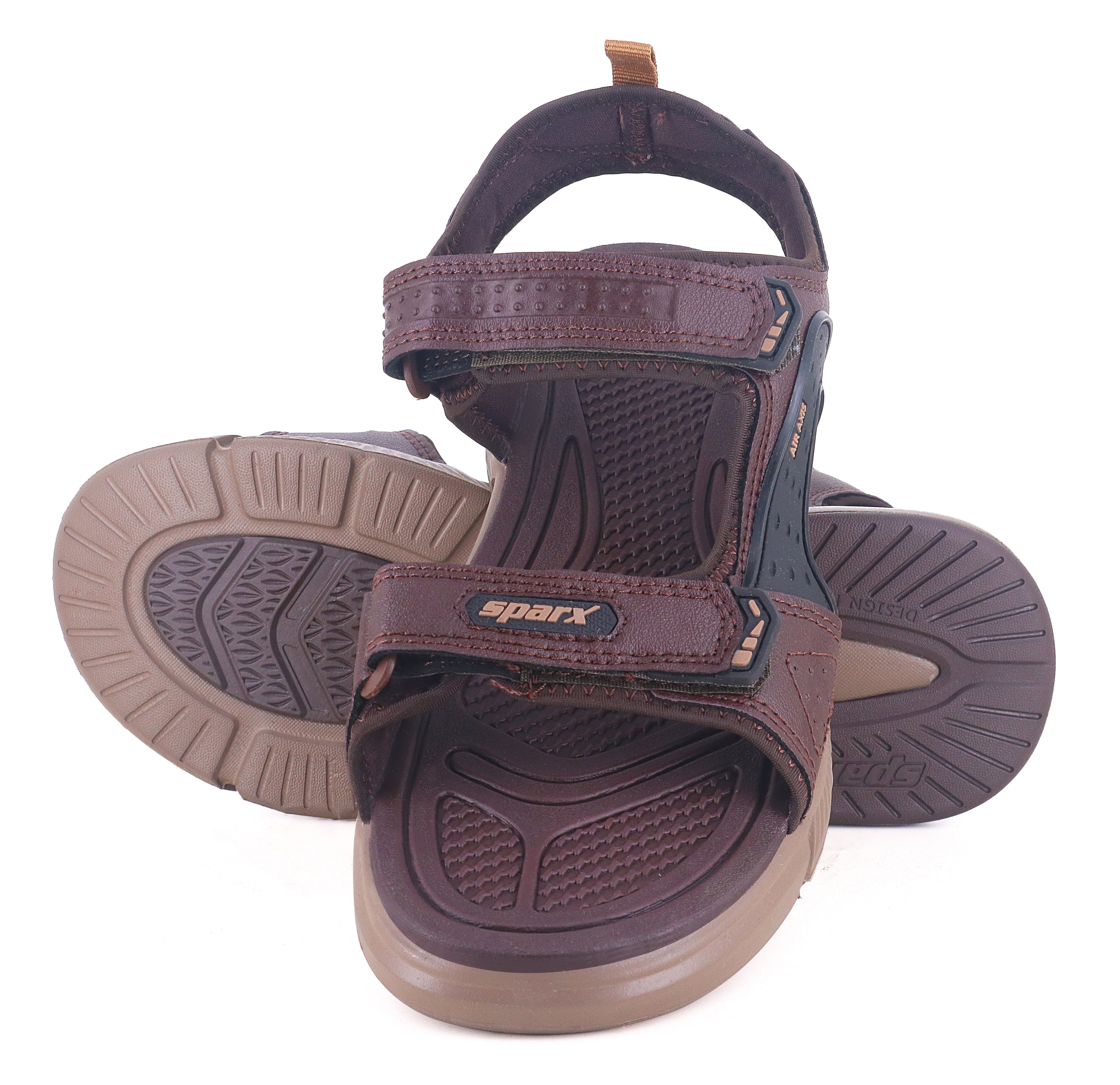 Sparx Brown Camel Sandals for Men SS-656 | Sandals & Slippers