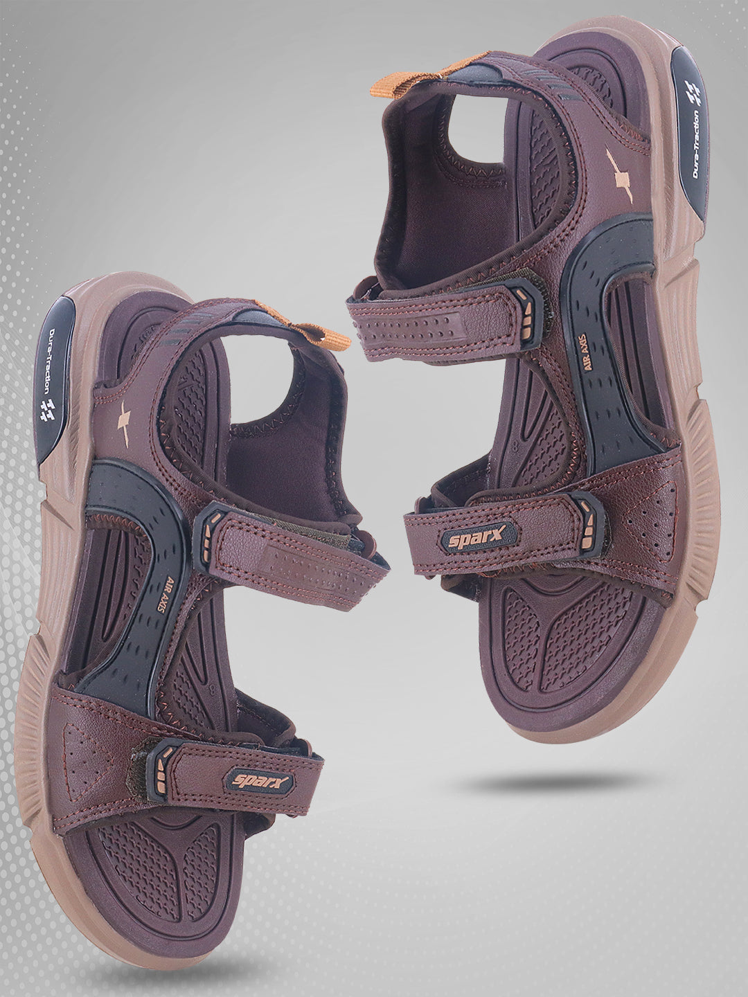 Sparx Brown Camel Sandals for Men SS-656 | Sandals & Slippers