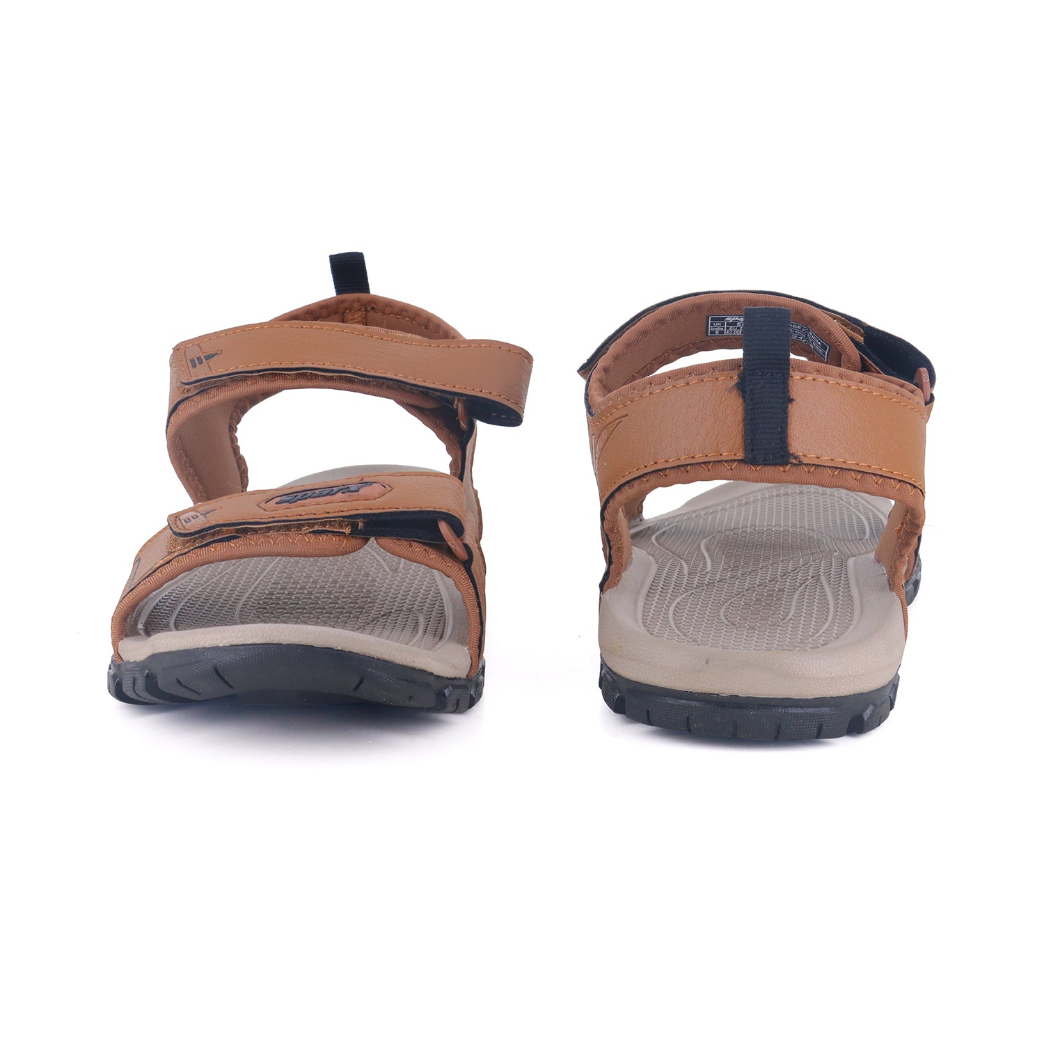 Sparx Tan Black Sandals for Men SS-658 | Sandals & Slippers Online