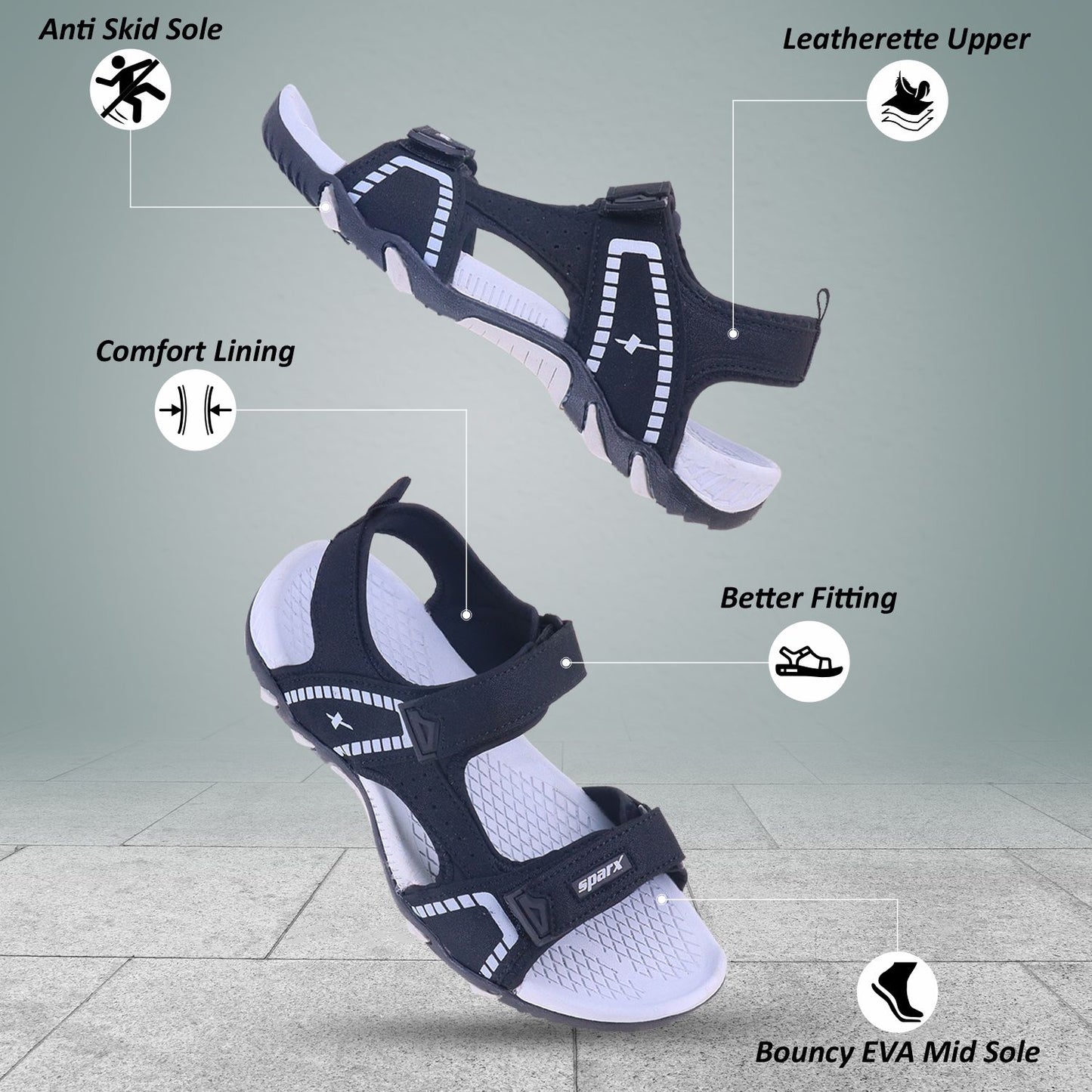 Sparx Sandals for Men SS 676