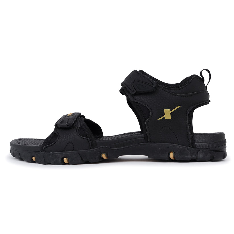 Relaxo SS0680-BKGO black gold footwear product image