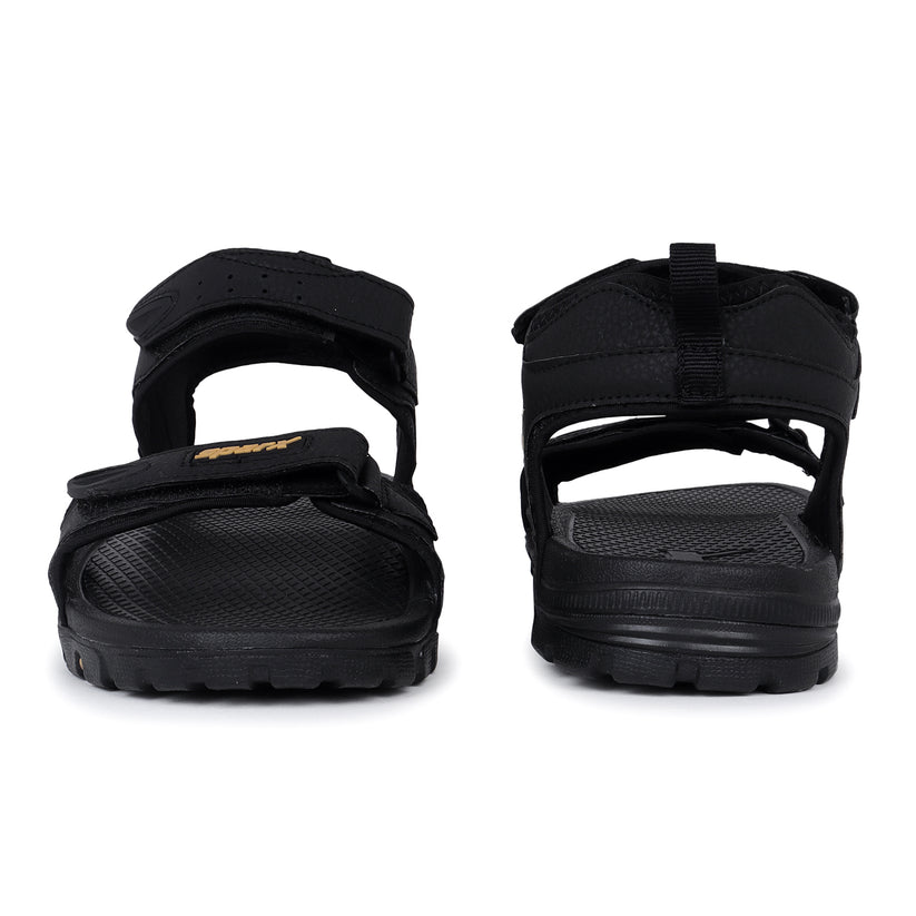 Relaxo SS0680-BKGO black gold footwear product image