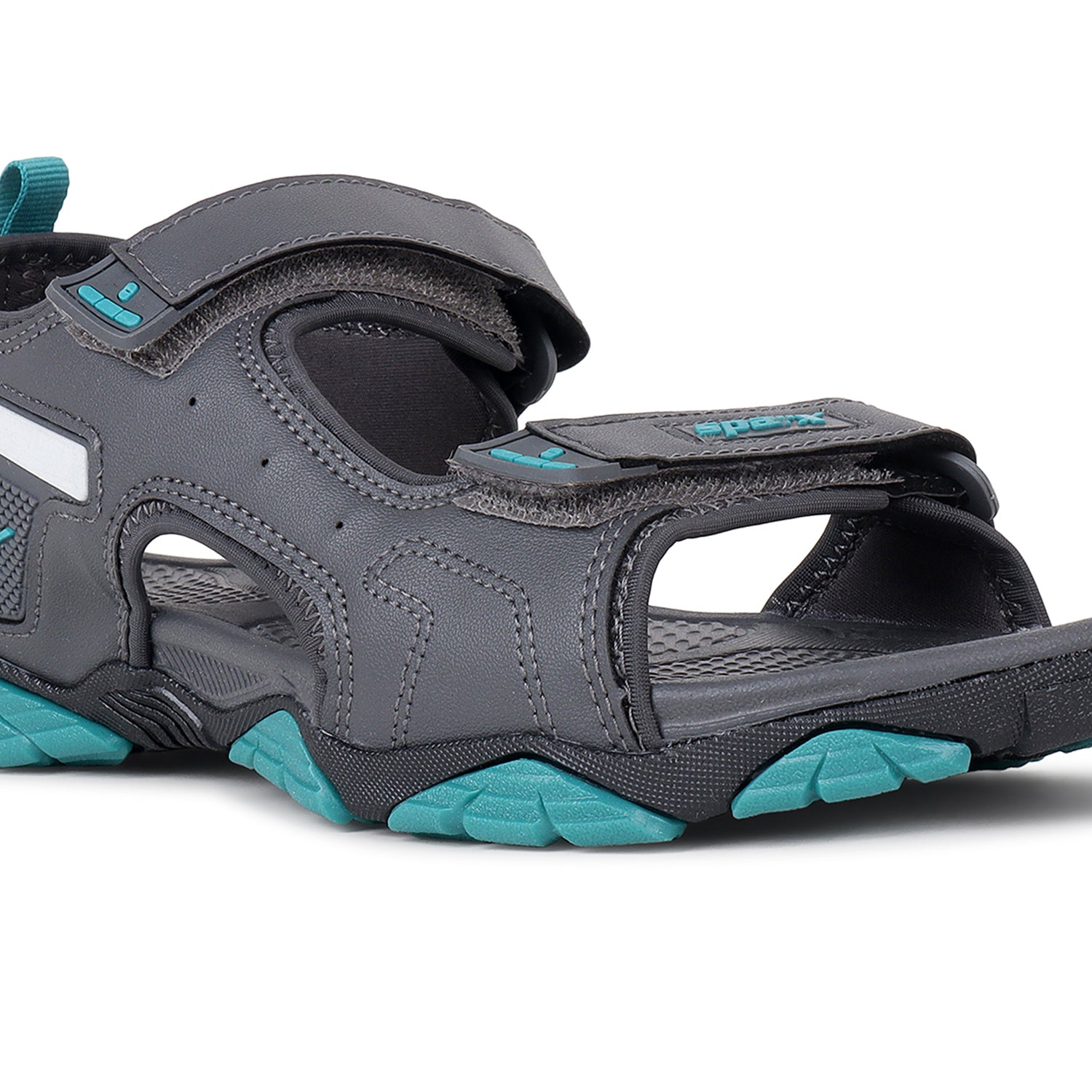Sparx Darkgrey Sea Green Sandals for Men SS-685 | Sandals