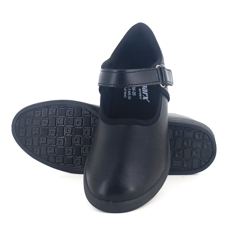 Relaxo SSM009C-BKBK black footwear product image