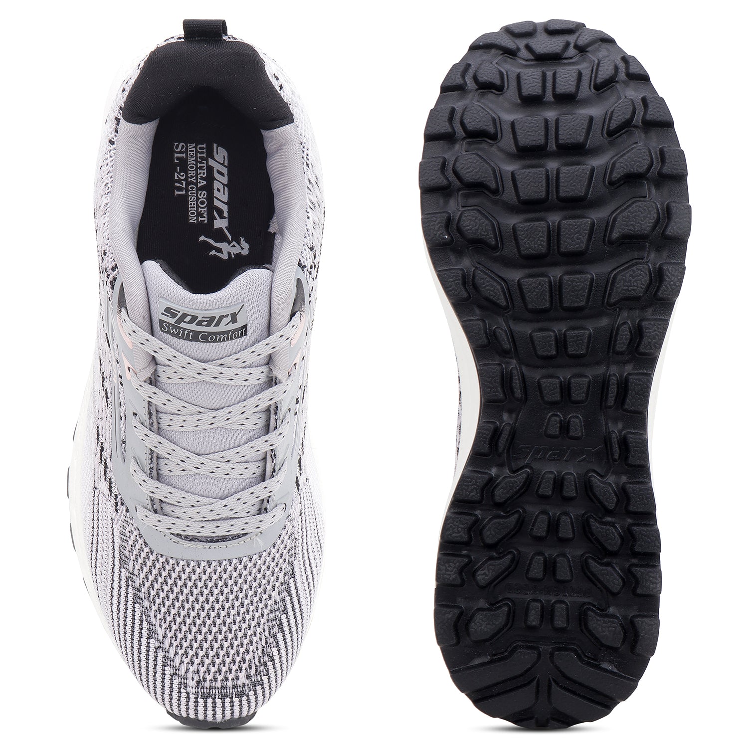 Shop Lt.Grey Black Shoes for Women SL 271 Online at Best Price