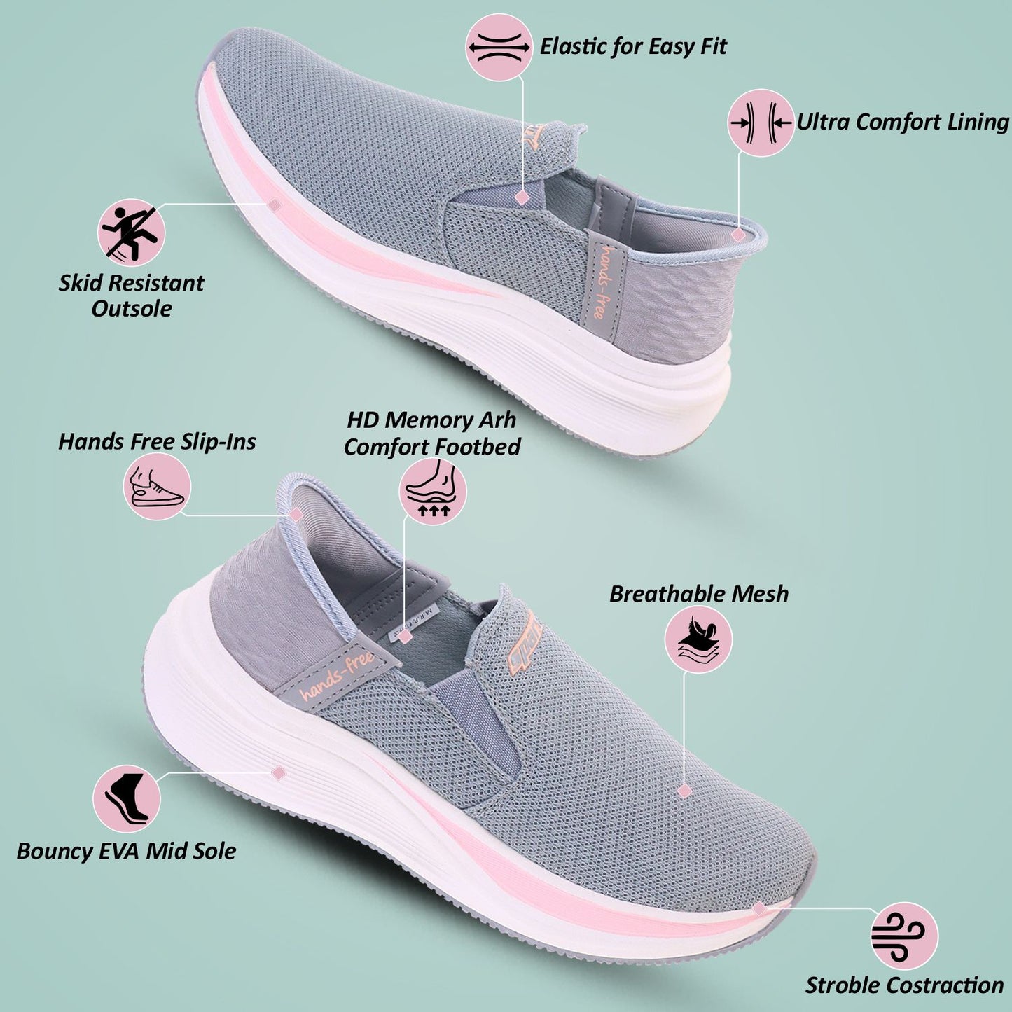 Athleisure Shoes for Women SL 303