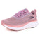 beautiful pink Athleisure Shoes for Women looks good with white background and visible with breathable material used. 