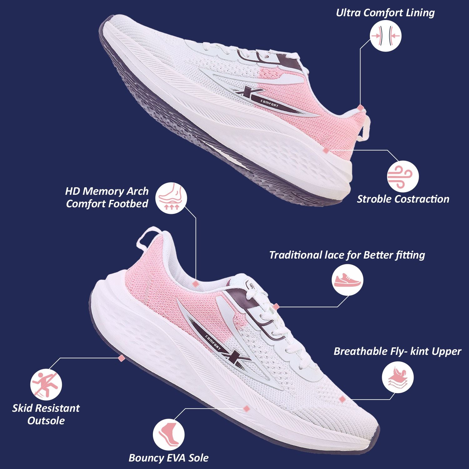 Sparx Athleisure Shoes for Women SL 316