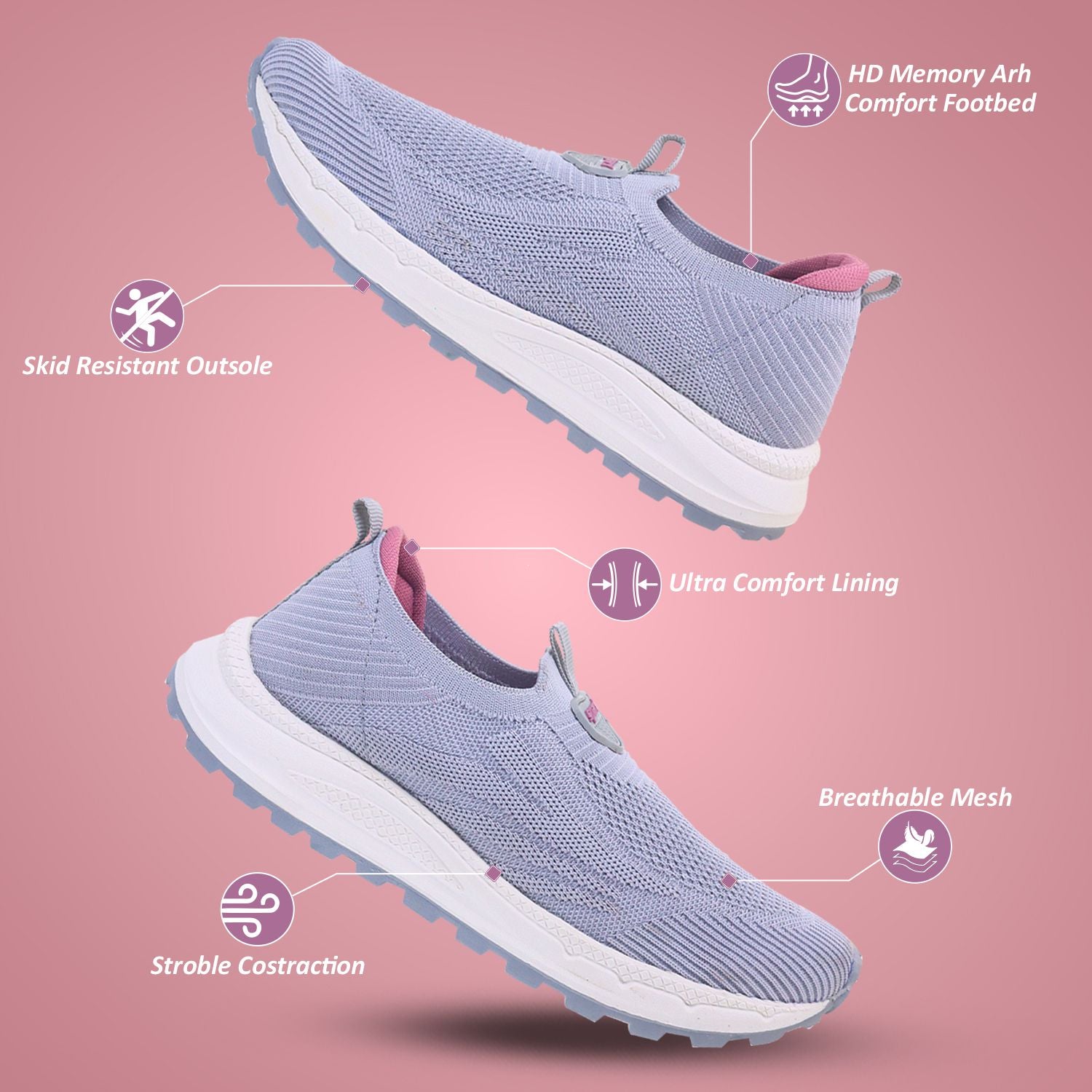 Athleisure Shoes for Women SL 327