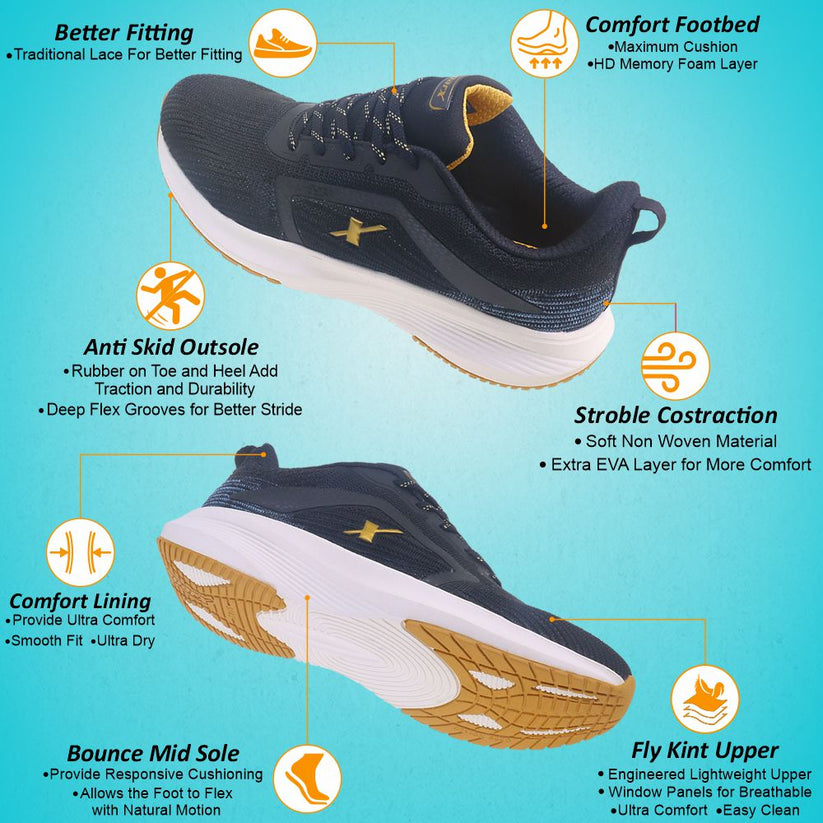Relaxo SX0950G-BKGO black gold footwear product image